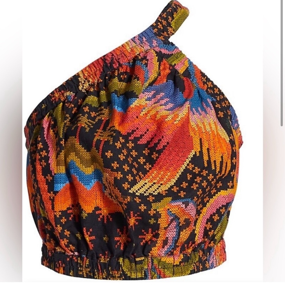 Farm Rio Macaw Island Crop top